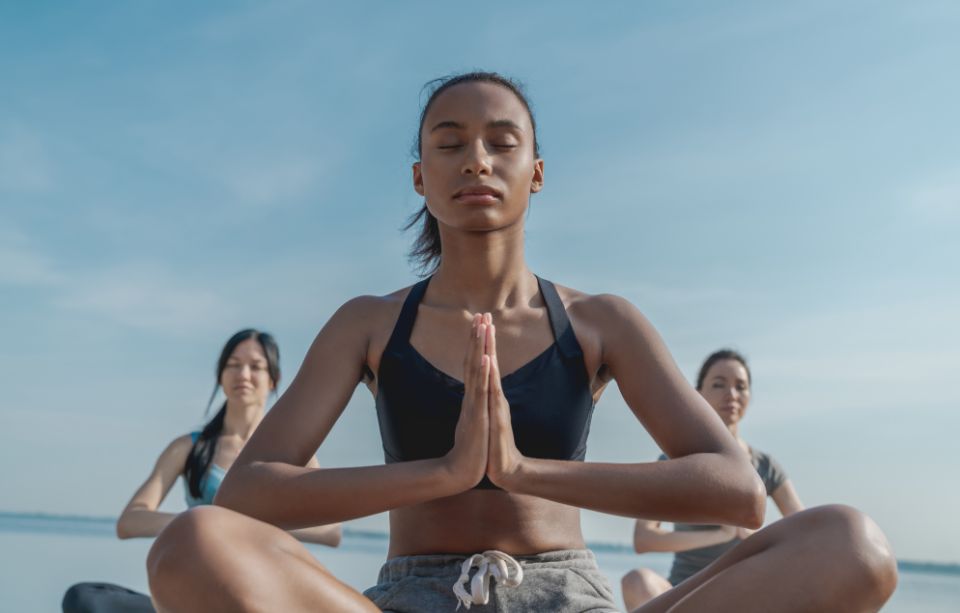 stress verminderen door yoga